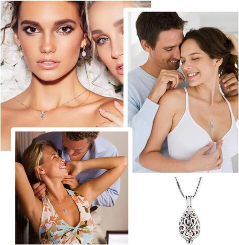 رماد تذكار جرة قلادة مع مجموعة قمع جوفاء القلب الحرق جرة قلادة قلادة للرجال النساء أمي أبي in Kuwait