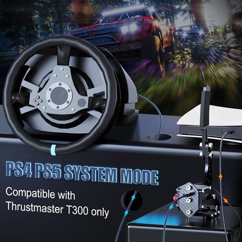 فرامل اليد aikeec USB لجهاز PS4 PS5: لعجلة القيادة Thrust Master T300 - فرملة اليد للكمبيوتر الشخصي 64 بت لـ G27 G29 G920 Thrust Master T300 T500 - فرامل يد السباق مع مستشعر القاعة in Kuwait