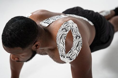 100% Synthetic Kinesiology Tape - 20 10" Precut Strips - Muscle, Knee, Shoulder Support in Saudi Arabia