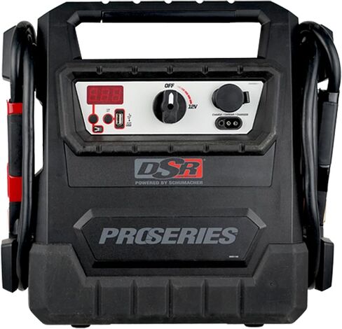 Schumacher DSR159 - ProSeries Jump Starter - 12V 4000 Peak Amps بادئ تشغيل السيارة المحمول + صيانة - كابلات توصيل مع حزمة بطارية - 700 أمبير تدوير in Kuwait