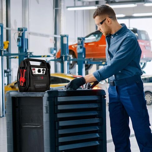 Schumacher DSR159 - ProSeries Jump Starter - 12V 4000 Peak Amps بادئ تشغيل السيارة المحمول + صيانة - كابلات توصيل مع حزمة بطارية - 700 أمبير تدوير in Kuwait