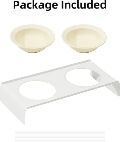 وعاء القطط المرتفع من السيراميك، وعاء طعام ومياه مرتفع للقطط، وعاء كيتي، طبق القطط، جهاز تغذية الحيوانات الأليفة، حماية العمود الفقري العنقي، مستلزمات الحيوانات الأليفة (5.5 بوصة، وعاء × 4 - أخضر) in Kuwait