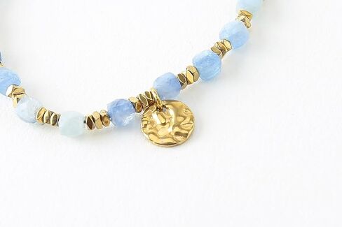 سوار مصنوع يدويًا من حجر النمر الأصفر الطبيعي قابل للتعديل للنساء والفتيات، هدية مدروسة مع بطاقة محفظة من الفولاذ المقاوم للصدأ، ترمز إلى الحب والمعنى in Kuwait