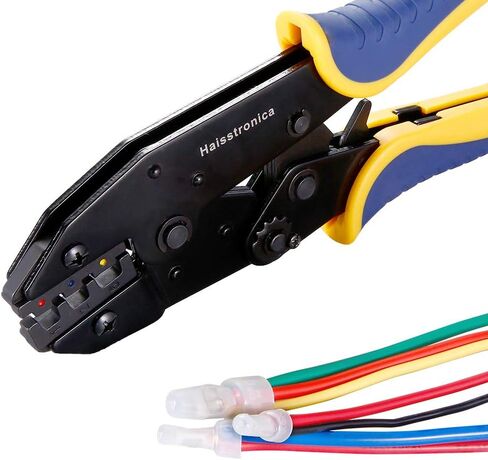 haisstronica 350pcs Closed End Crimp Connectors,Red Copper Wire Crimp Cap Connectors,22-16 16-14 12-10 Gauge(3 Sizes) in Saudi Arabia