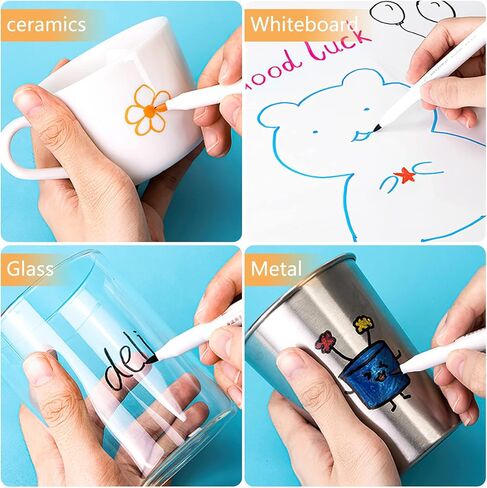 مجموعة أقلام الرسم المائي السحرية للأطفال من SAYEEC، قلم حبر عائم سحري مع ملعقة، 12 لونًا، قلم سبورة بيضاء قابل للمسح الجاف، أقلام رسم خربش مائية ملونة سحرية، هدايا مثالية للأولاد والبنات in Kuwait