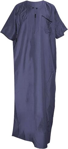 bonballoon Qamis Abaya Egyptian Thoub Robe Thobe Men Juba Daffah Dishdasha Islamic Arabian Middle East Modest Jilbab Jalabiya Kaftan in Saudi Arabia