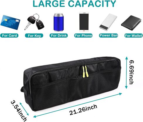 Car Trunk Storage Bag Compatible with Ineos Grenadier 2020-2024 Oxford Cloth Rear Storage Organizer Multi-Compartment Interior Accessories (Left) in Saudi Arabia