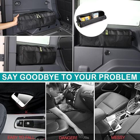Car Trunk Storage Bag Compatible with Ineos Grenadier 2020-2024 Oxford Cloth Rear Storage Organizer Multi-Compartment Interior Accessories (Left) in Saudi Arabia