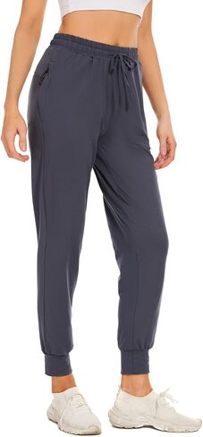 BATHRINS Women's Lightweight Sweatpants Comfy Workout Joggers Lounge Pants with Zipper Pockets in Saudi Arabia