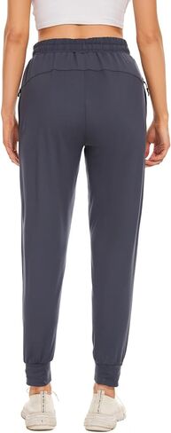 BATHRINS Women's Lightweight Sweatpants Comfy Workout Joggers Lounge Pants with Zipper Pockets in Saudi Arabia