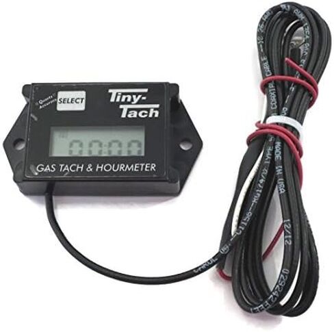 مقياس ساعة رقمي من Tiny Tach TT2A / مقياس سرعة الدوران - مؤقت عمل قابل للتعديل وقابل لإعادة الضبط in Saudi Arabia