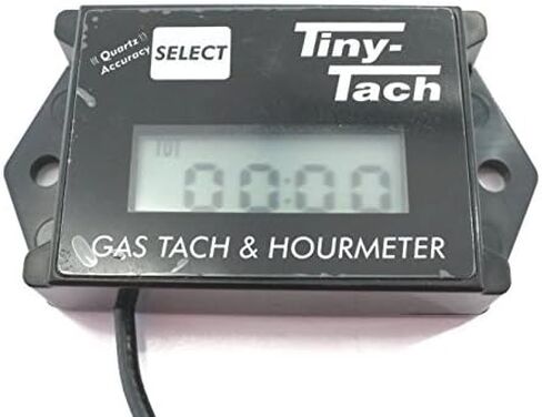 مقياس ساعة رقمي من Tiny Tach TT2A / مقياس سرعة الدوران - مؤقت عمل قابل للتعديل وقابل لإعادة الضبط in Saudi Arabia