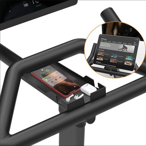 لحامل هاتف Peloton، 8.46 بوصة × 4.1 بوصة، لملحقات Peloton، حامل الهاتف الخلوي لدراجة Peloton Bike & Bike+، مضاد للانزلاق لحامل هاتف Peloton، صينية تثبيت iPhone in Kuwait