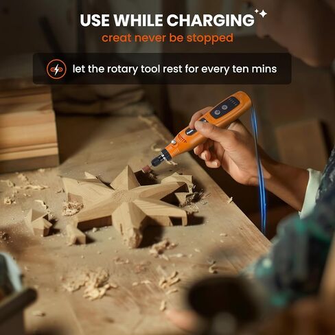 Mini Cordless Rotary Tool, 3.7V Type-C Charging 5-Speed Rechargeable Rotary Tool Kit with 43 Accessories,Power Rotary Tool for Sanding, Polishing, Drilling, Etching, Engraving, DIY Crafts in Saudi Arabia