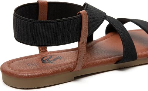 Trary Sandals Women, Womens Sandals, Flat Sandals for Women Dressy Summer, Women's Sandals, Elastic Sandals for Women, Cute Sandals, Open Toe Dress Sandals,Wide Sandles Womans, Sandalias Para Mujer in Kuwait