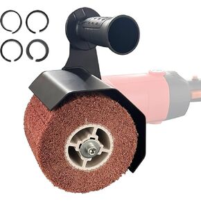 Angle Grinder Burnishing Adapter, US 5/8-11 Thread Attachment with 80 Grit Wheel, Polishing Tool for Rust Removal and Woodworking (Polisher) in Kuwait