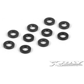 XRAY T2 Aluminum Shim 3x6x1.0mm Black (10) in Saudi Arabia