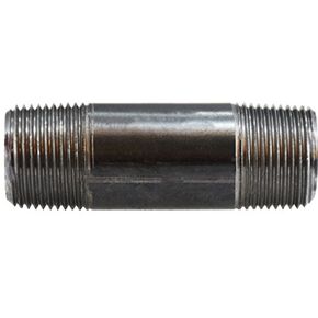 Midland 57-090 Black Steel Nipple, SCH 40 Welded, 3/4" Diameter, 6" Length, 3/4" OD, Steel in Kuwait