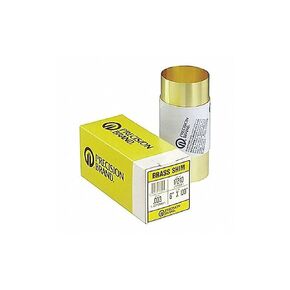 PRECISION BRAND 17240 17S-3 BRASS SHIM STOCK 6IN X 100IN X 0.003IN D613023 in Kuwait