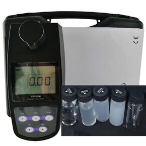 Portable Turbidity Meters Water Turbidimeter with Standard Turbidimeter Calibration Liquid Range 0-1100 NTU, 0-275 EBC, 0-9999 ASBC 4 Turbidity Units NTU, FNU, EBC and ASBC in Kuwait