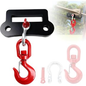 Heavy Duty Forklift Lifting Hook - 6600 LBS (3 Ton) Capacity, Single Fork Mount 360° Swivel Fork Hook, Forklift Accessories Fork Lift Attachment for Forklifts in Kuwait