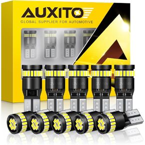 ترقية AUXITO 400 لومن 1.25 بوصة 31 مم DE3175 DE3021 مصابيح Canbus خالية من الأخطاء Festoon LED 3020 شريحة للوحة ترخيص السيارة الداخلية وقبة خريطة الباب وأضواء زينون بيضاء، حزمة من 2 in Kuwait