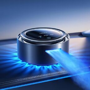 Ceeniu Smart Car Air Formener ، 2025 Ultra Wide Angle Mist مع معطر السيارات الأزرق Aurora ، والتصميم المغناطيسي ، و Off/Off ، وبطارية مدمجة قوية ، ورائحة المحيط CF11 in Kuwait