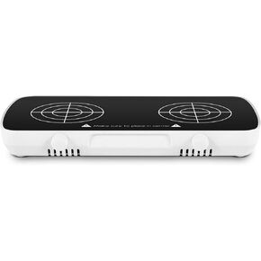 Mini Magnetic Stirrer with Stir Bar,2 Working Panel Lab Mixer,1L+1L Capacity,0-4000RPM Adjusat Speed in Kuwait