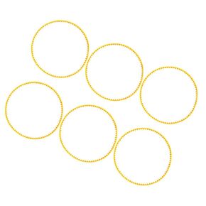 6pcs Replacement Belts for Cotton Candy Maker, Commercial Powered Sugar Dispenser Accessory, Sturdy Plastic Cotton Candy Machine Spare Parts for Indoor Concession Equipment in Kuwait