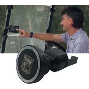 Luna's V2.5 Phone Holder Magnetic Golf Cart Mount, 110lb-Rated Magnetic Mount to Steel Bar on Golf Carts, Ball Joint Neck, GPS View Compatible, Anti-Rattle Designed for Phone Safety in Saudi Arabia