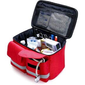 First Aid Kits Bag, Emergency Storage Empty Medicine Responder Medical with Multiple Pockets for Home Health Care, Travel in Saudi Arabia
