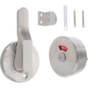 Cabilock Bathroom Partition Door Lock with Privacy Indicator, Stainless Steel Privacy Bolt for Public Restroom Toilet, Commercial Occupied Vacant Indicator Assembly in Saudi Arabia