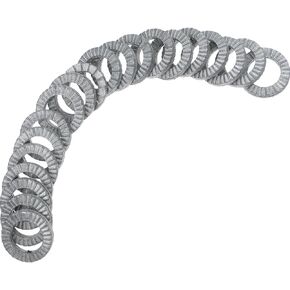 Mikinona 20Pcs M10 Wedge Locking Washers Manganese Steel Double Stack Self-Locking Washers for Machinery Equipment and Bolt Repair in Kuwait