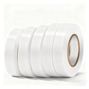 Eliamo 10 Pack White Electrical Tape,High Temp Waterproof Insulating Tape,0.7 inch Wide x 66FT Long, Flame Retardant for Home DIY & Industrial Electrical Repairs in Kuwait