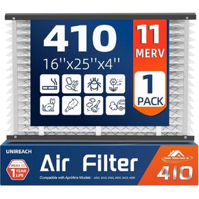 2 Pack 413 Replacement Air Filter, MERV 13,Actual Size: 16"x28"x4", Nominal Size: 16x25x4, HVAC Furnace Filter, Compatible with AprilAire Models 4400, 3413, 2416, 2413, 1610, 1413 in Kuwait