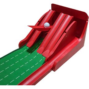 CRESTGOLF Precision Flip Putting Mat with Physical Feedback System – Engineer-Grade Composite, Automatic Ball Return, Expandable Ecosystem for Serious Practice 8 feet(Indoor Putting Green & Golf Game) in Kuwait