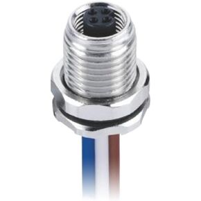 M5 4Pin board end front lock female welding type sensor waterproof connector aviation in Kuwait