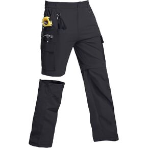 Men's Convertible Hiking Pants Zip Off Pants Mens Lightweight Quick Dry Cargo Pants for Fishing with 9 Pockets in Saudi Arabia