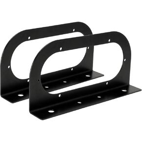 دعامة إضاءة مقطورة Agrieyes لأضواء المقطورة LED بيضاوية مقاس 6 بوصات، فولاذ مطلي بمسحوق أسود 3 مم، حامل ضوء مقطورة القارب، حامل مسطح in Kuwait