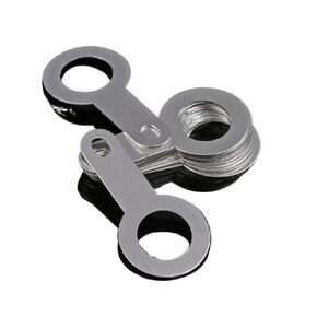 50-300 قطعة M2.2-M8.2 محطة لحام نحاسية مطلية بالفضة برأس واحد حشية لحام دائرية، ورقة لحام، أدوات غسالات مسطحة (M5.2 100 قطعة) in Kuwait