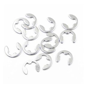 10-100 قطعة حشية حلقة المشبك الإلكتروني 304 من الفولاذ المقاوم للصدأ M1.2 M1.5 M2 M3 M3.5 M4 M5 M6 M7 M8 M9 M10 M12 E Clip أجهزة غسالات حلقة الاحتفاظ الخارجية (M1.5 100 قطعة) in Kuwait