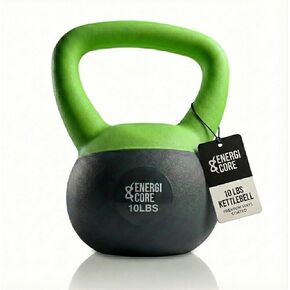 ENERGI CORE Kettlebell - وزن مملوء بالرمال لتمارين الصالة الرياضية المنزلية وتدريبات القوة - جرس غلاية تمرين محمول للنساء والرجال in Kuwait