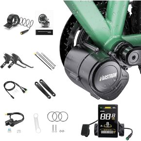 TSDZ2B 48V500W Mid Drive Kit ,Upgraded 720W Peak Power Torque Sensored Mid Drive Ebike Conversion Kit,Electric Bike Kit with Digital Display for 68-73MM Bottom Bracket Mountain Bike,Citybike,Tricycle in Saudi Arabia