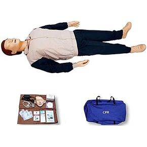 CPR Manikins Trainer,Training Simulator Dummies with Medical Accessories Chest Compressions Training Model First aid Resuscitation Dummy for Artificial Respiration Teaching in Saudi Arabia