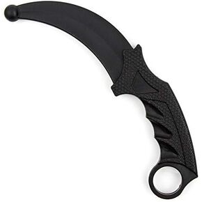 MACS 8.75'' Karambit Martial Arts Black Plastic Blunt Self Defense Training Knife in Kuwait