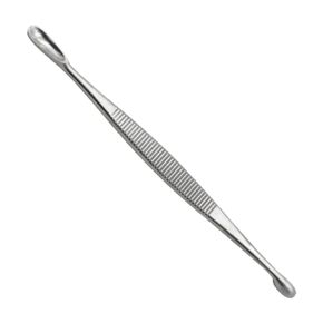 Volkman Curette, 5.5", Oval/Round Cups, Plain Flat Handle, Medium, Economy in Saudi Arabia