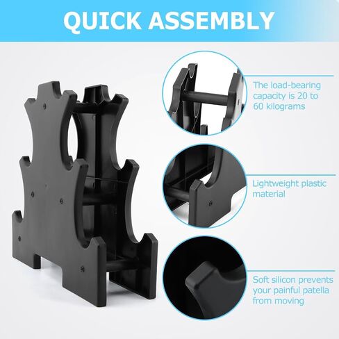 Dumbbell Rack Stand Only, A-Frame Dumbbell Storage Rack with Handle, Tree Shape Compact Weight Hold, Multilevel Weight Storage Organizer for Home Gym Workout in Saudi Arabia