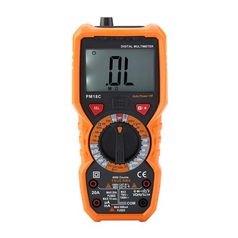 Kikumi Digital Multimeter - Termoelment Logger Meter Intelligent Digital Multimeter Voltage NCV Test Automotive Dwell in Kuwait