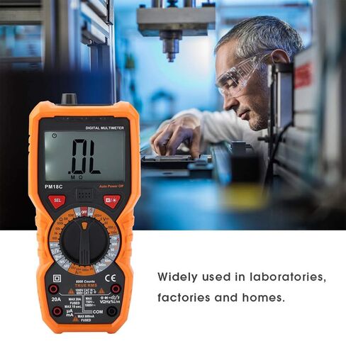 Kikumi Digital Multimeter - Termoelment Logger Meter Intelligent Digital Multimeter Voltage NCV Test Automotive Dwell in Kuwait