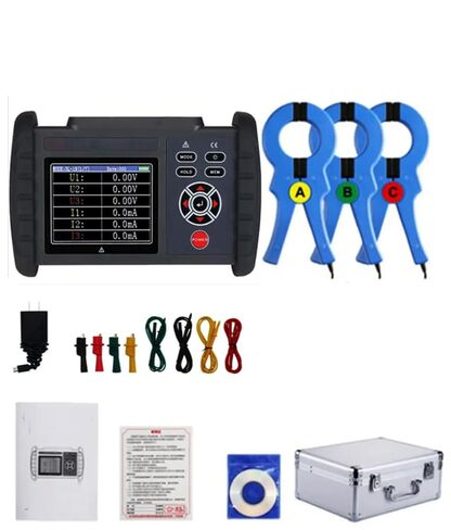 3-Phase Large-Diameter Digital Phase Voltage Meter 3CH Phase Digital VA Meters with Range 600v 1000A 600kW USB Interface for Measuring AC Voltage Current Phase Frequency Phase Sequence in Saudi Arabia